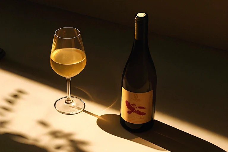 Garrafa do Vinho de Manga TUQANO, branco de fruta da Amazonia